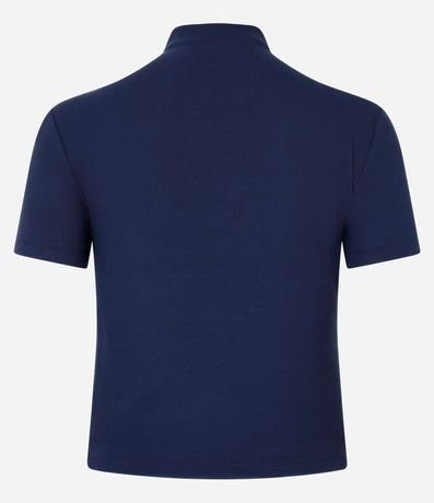 Blusa en Rib con Cuello Alto 6