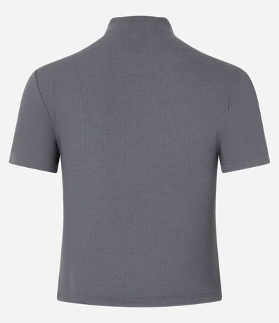 Blusa en Rib con Cuello Alto 9