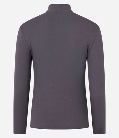 Blusa en Algodón Manga Larga y Cuello Alto 5