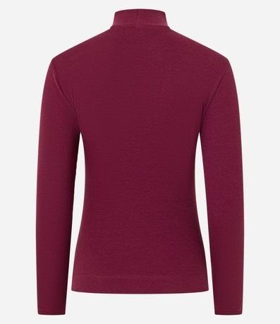 Blusa en Algodón Manga Larga y Cuello Alto 6