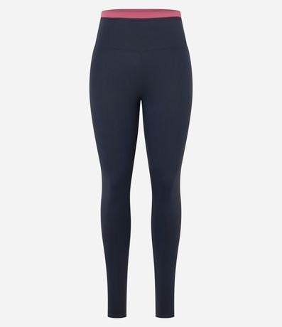 Pantalón Legging Deportiva con Cintura Contrastante 5