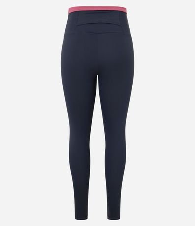 Pantalón Legging Deportiva con Cintura Contrastante 6