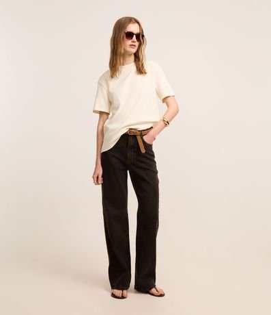 Remera T-Shirt en Suedine Básica 2