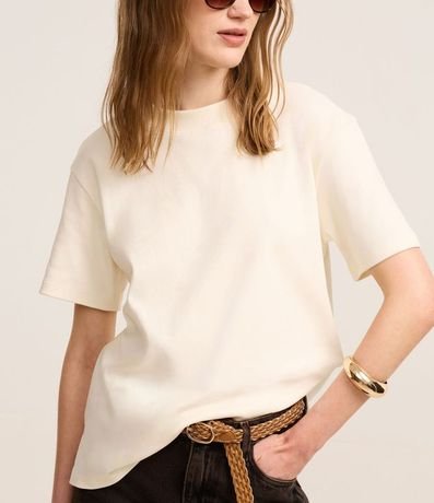 Remera T-Shirt en Suedine Básica 4