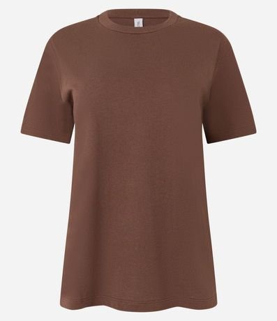 Remera Regular en Algodón con Manga Corta 3