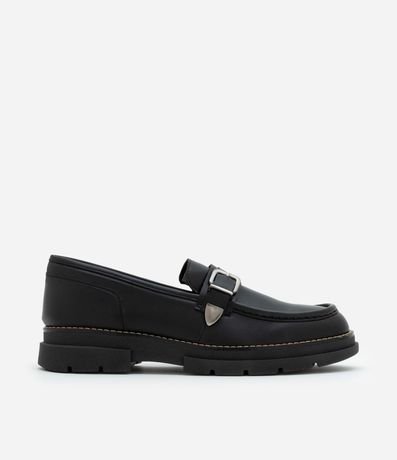 Zapato en Material Sintético con Hebilla 1