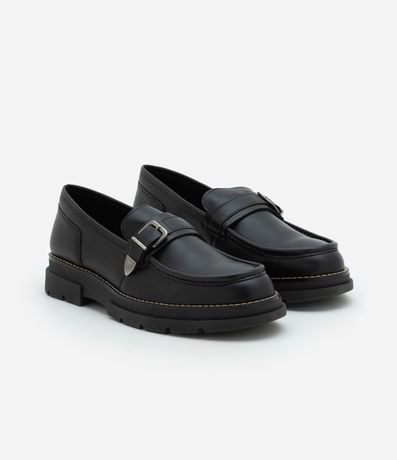 Zapato en Material Sintético con Hebilla 2