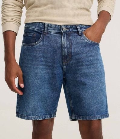 Bermuda en Jeans con Etiqueta Aplicada 2