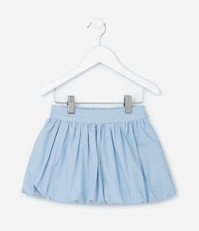 Pollera Infantil Balonê en Tricolina con Pliegues - Talle 1 a 6 años 2