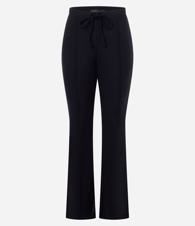 Pantalón Flare Sastrería en Viscosa con Lazo