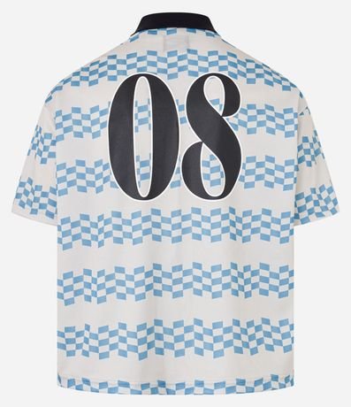 Remera Boxy Sportcore en Tecnologia Dry con Estampa Rayada 10