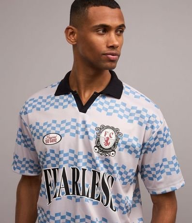 Remera Boxy Sportcore en Tecnologia Dry con Estampa Rayada 5