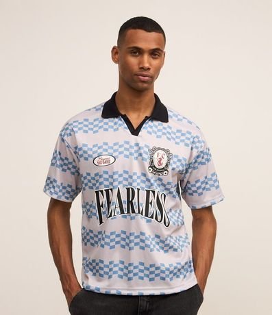 Remera Boxy Sportcore en Tecnologia Dry con Estampa Rayada 7