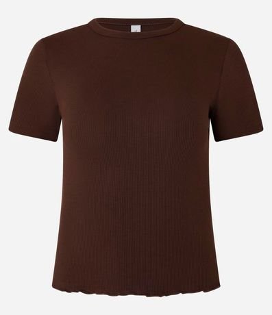 Blusa en Viscosa Texturizada y con Bajo Ondulado 5