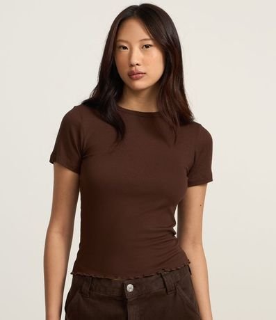 Blusa en Viscosa Texturizada y con Bajo Ondulado 3