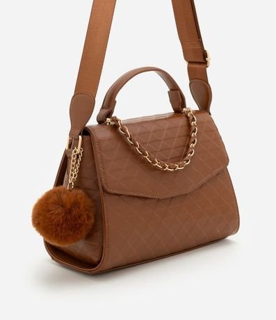 Bolso Transversal Estructurado con Correa de Cadena