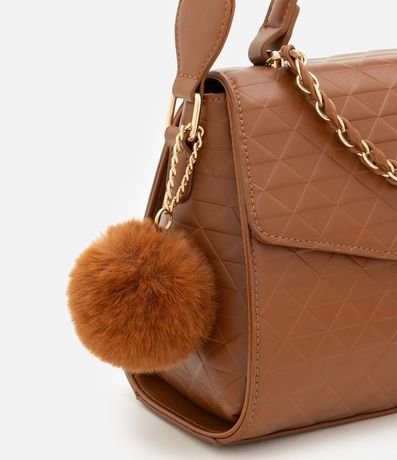 Bolso Transversal Estructurado con Correa de Cadena 7