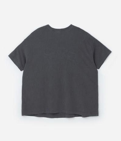 Remera T-shirt Desteñida con Lazo Curve & Plus Size 6