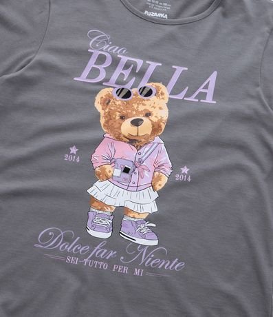 Remera Infantil con Estampa Osita - Talle 5 a 14 años 5