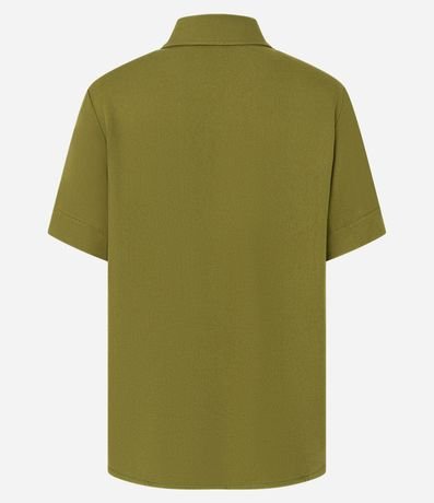 Camisa en Viscosa con Botones y Manga Corta 6