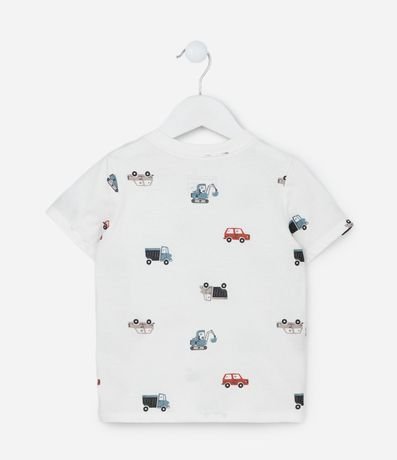 Remera Infantil con Estampa Carritos - Talle 1 a 6 años 2