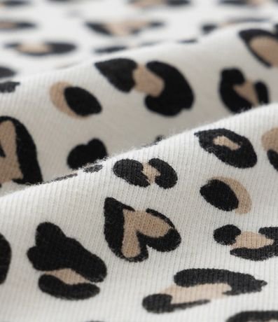 Kit 03 Bodies Infantiles con Estampa Leopardo - Talle RN a 18 meses 6