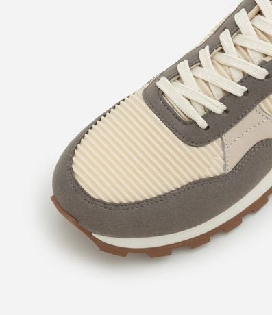 Championes Jogging en Material Sintético con Textura 3