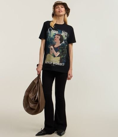 Remera T-shirt en Algodón con Estampa Blanca Nieves 2
