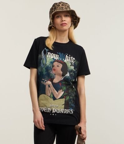 Remera T-shirt en Algodón con Estampa Blanca Nieves 3
