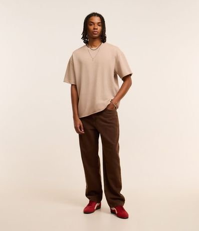 Pantalón Baggy Jeans con Bolsillos