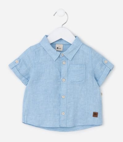 Camisa Infantil en Cambraia con Bolsillo - Talle 0 a 18 Meses 2
