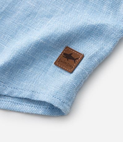 Camisa Infantil en Cambraia con Bolsillo - Talle 0 a 18 Meses 6