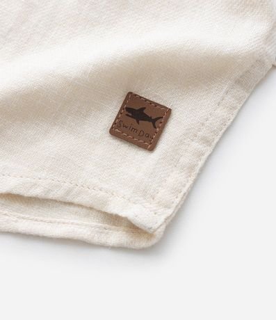 Camisa Infantil en Cambraia con Bolsillo - Talle 0 a 18 Meses 6