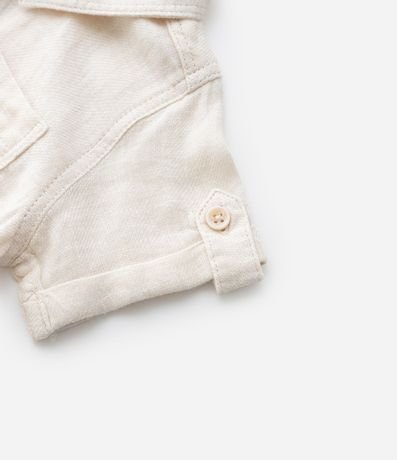 Camisa Infantil en Cambraia con Bolsillo - Talle 0 a 18 Meses 7