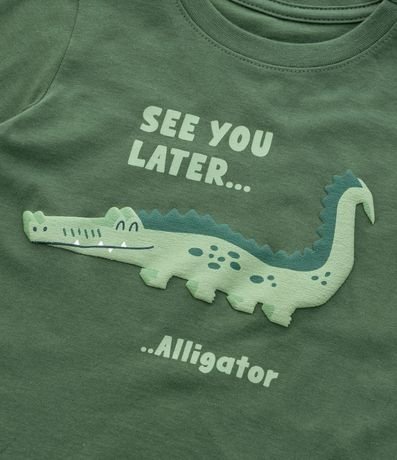Remera Infantil con Estampa de Caimancito - Talle 1 a 6 años 4