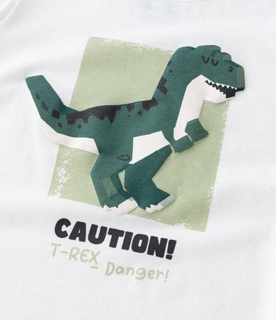 Remera Infantil con Estampa Dino 3D - Talle 1 a 6 años 4