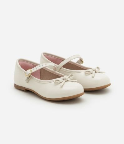Zapatilla Infantil con Lazo Aplicado Molekinha - Talle 20 al 25