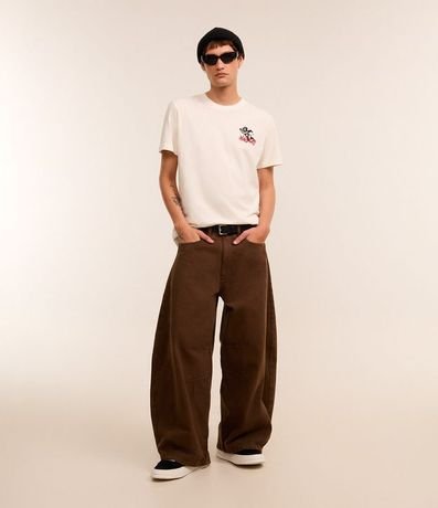 Remera Comfort en Algodón con Estampa Circulo de Angeles 2