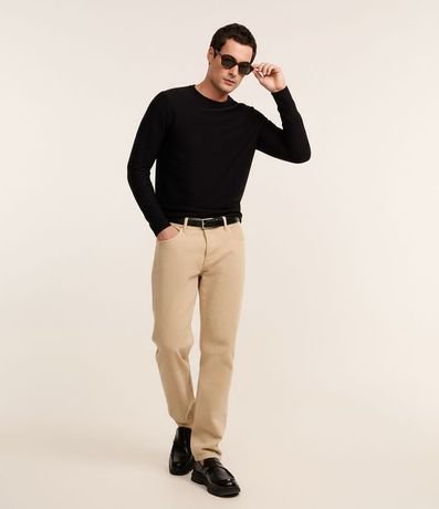 Remera con Textura Acanalada