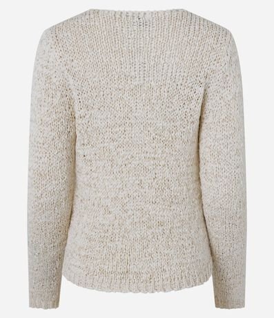 Cardigan en Punto con Dos Botones Delanteros 6