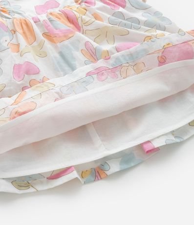 Vestido Infantil en Tricolina Volado y Bombacha - Talle 3 a 18 Meses 7