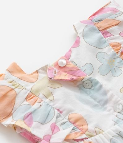 Vestido Infantil en Tricolina Volado y Bombacha - Talle 3 a 18 Meses 8