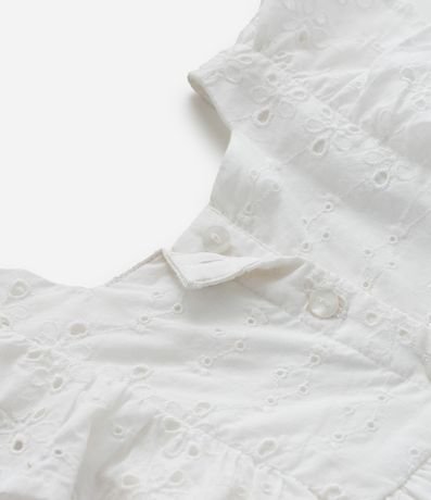 Vestido Infantil en Broderie con Volado y Bombacha - Talle 3 a 18 meses 8