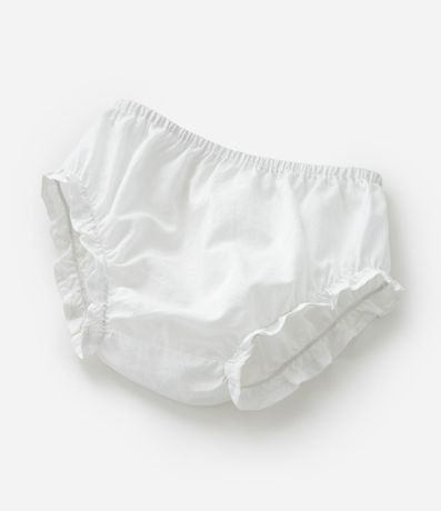 Vestido Infantil en Broderie con Volado y Bombacha - Talle 3 a 18 meses 9