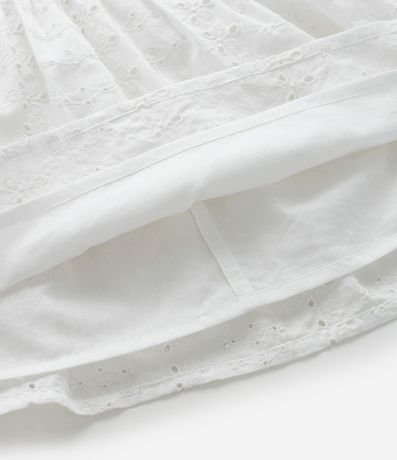 Vestido Infantil en Broderie con Volado y Bombacha - Talle 3 a 18 meses 5