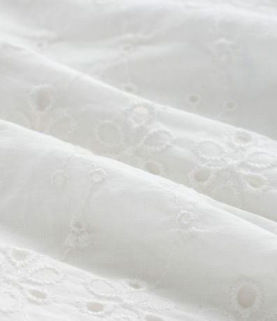 Vestido Infantil en Broderie con Volado y Bombacha - Talle 3 a 18 meses 7