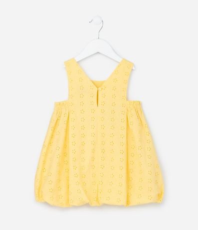 Vestido Balone Infantil en Laise Texturizado - Talle 1 a 6 años 3