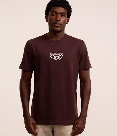 Remera Comfort en Algodón Peruano con Estampa Lettering