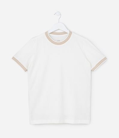 Remera Infantil Texturizada con Viés Contrastantes - 5 a 14 años 1