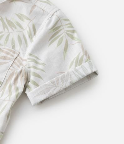 Conjunto Infantil en Algodón con Estampa de Follajes - Talle 1 a 6 años 12